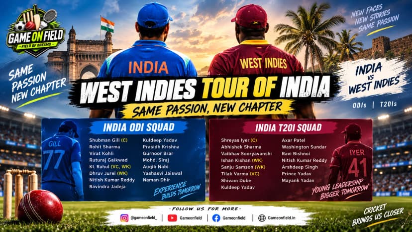 West Indies Tour of India: Same Passion, New Chapter