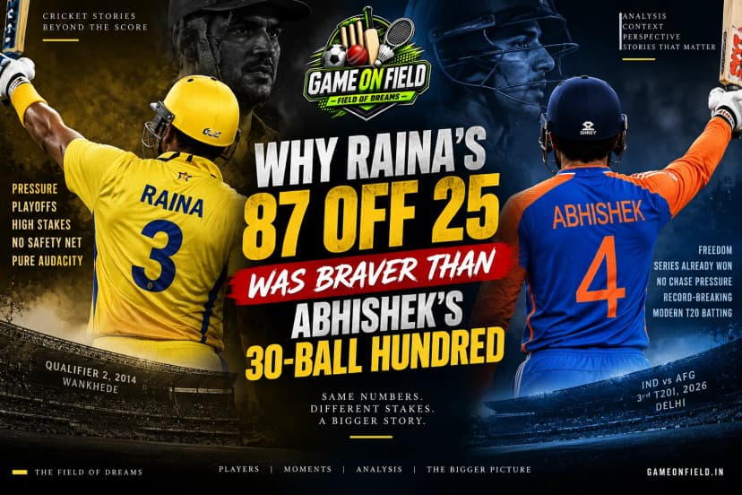 Why Raina's 87 off 25 Was Braver Than Abhishek's 30-Ball Hundred