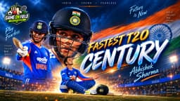 Abhishek Sharma Shatters Records: India's Fastest-Ever T20I Century Stuns Afghanistan