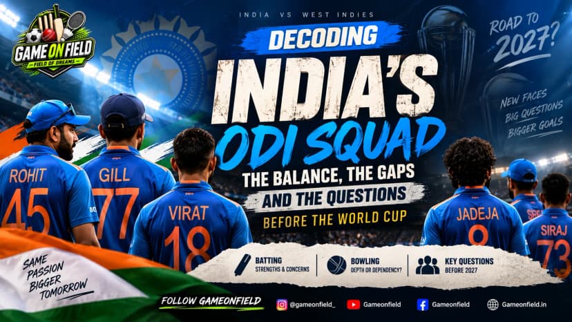 Decoding India's ODI Squad: The Balance, The Gaps and the Questions Before 2027