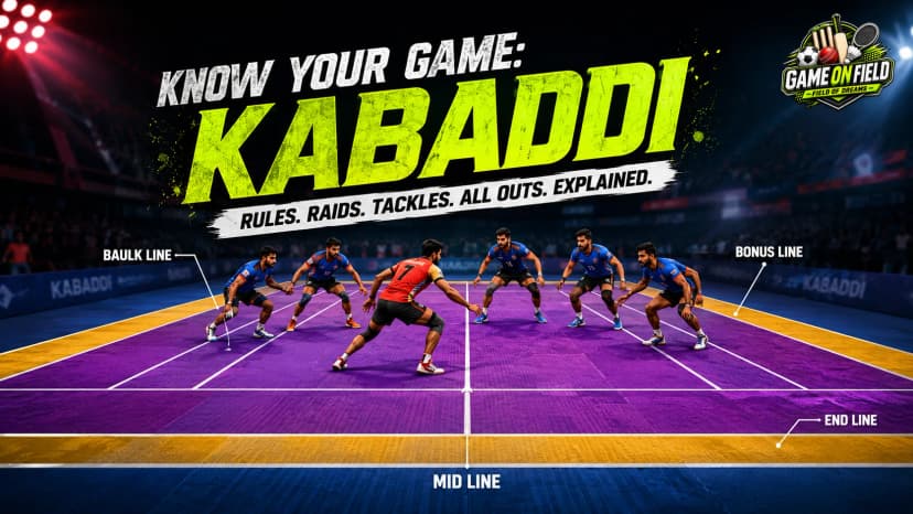 Know Your Game: Kabaddi — A Beginner's Guide to the Rules, Raids, Tackles & PKL
