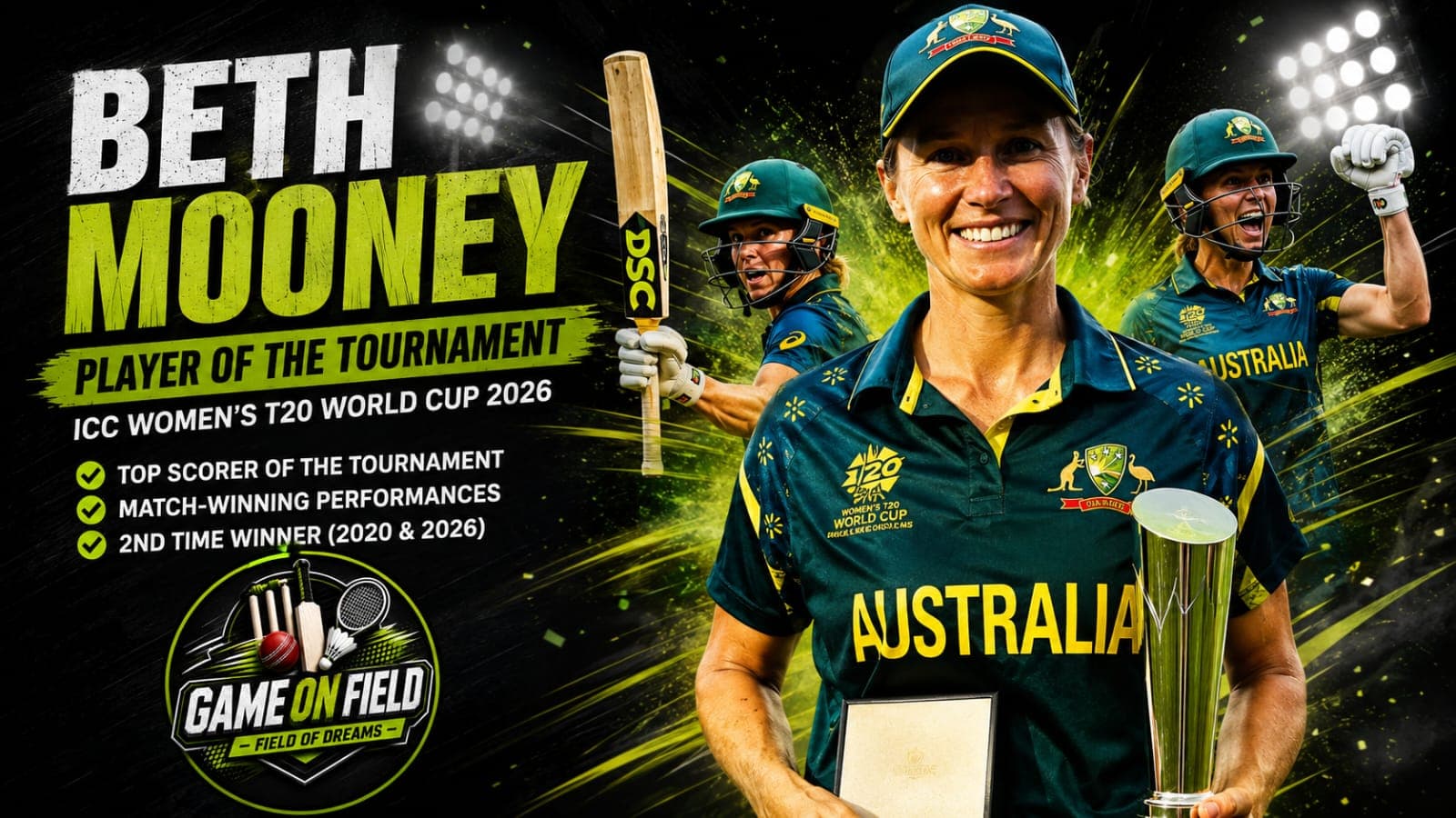 Built for the Big Stage: Beth Mooney's Player of the Tournament Journey