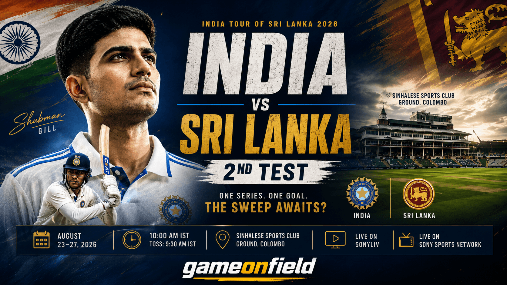 India vs Sri Lanka 2nd Test Preview: India Favourites, Sri Lanka Under Pressure