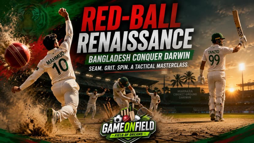 Red-Ball Renaissance: How Bangladesh Conquered Darwin Against Australia