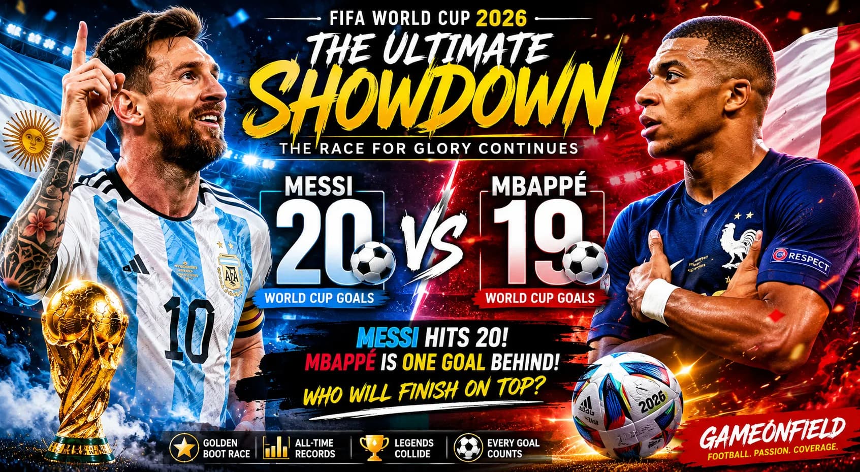 Messi vs Mbappe: The Race for World Cup Glory Intensifies at FIFA World Cup 2026