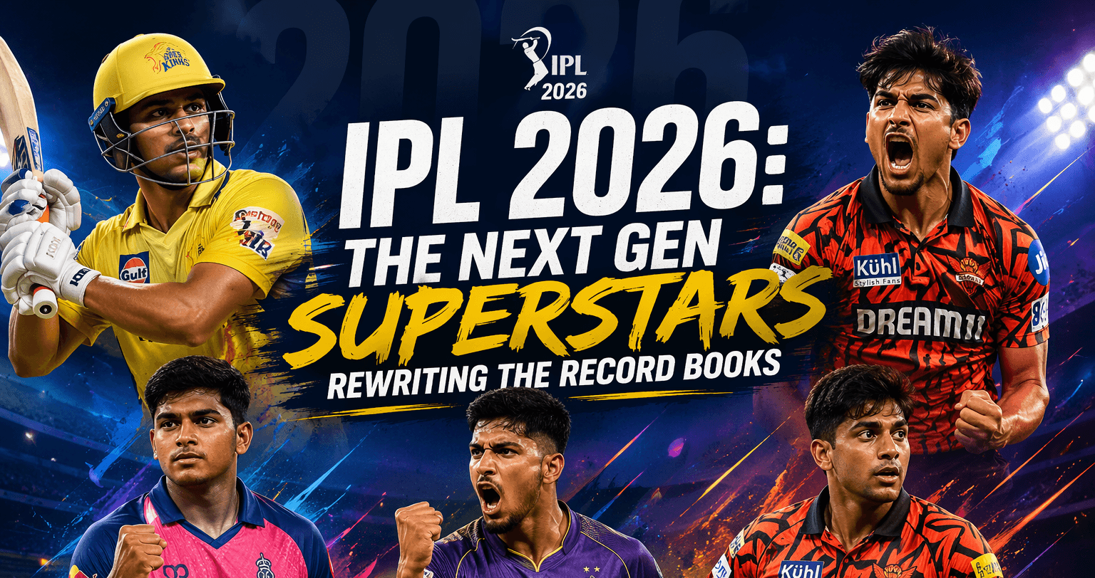 IPL 2026: The Next Gen Superstars Rewriting the Record Books