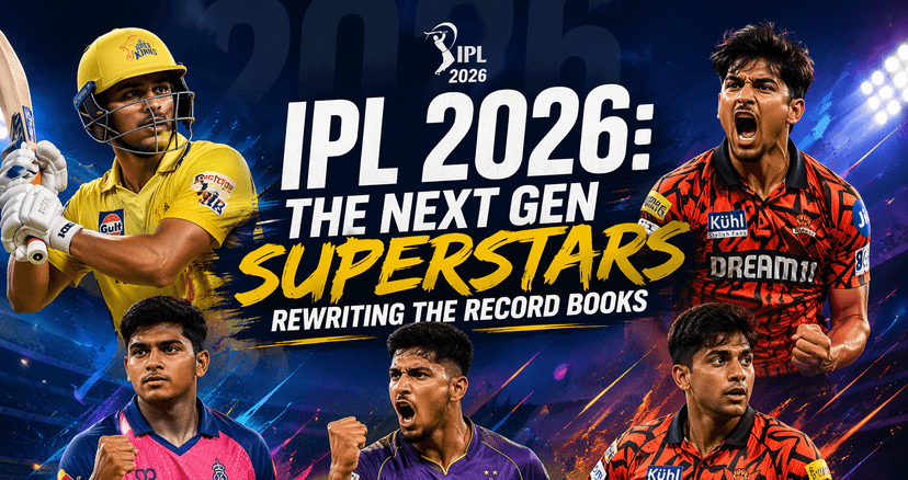 IPL 2026: The Next Gen Superstars Rewriting the Record Books