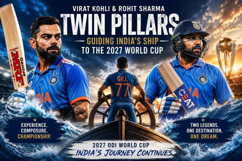 Virat Kohli & Rohit Sharma: The Twin Pillars Powering India's 2027 World Cup Dream