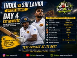 India vs Sri Lanka 2nd Test Day 4: Follow-On Drama as Sri Lanka Fight Back in Colombo