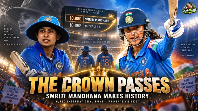 The Crown Passes: Smriti Mandhana Is Now Women's Cricket's All-Time Leading Run-Scorer