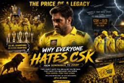 The Price of a Legacy: Why Everyone Loves to Hate the Chennai Super Kings.