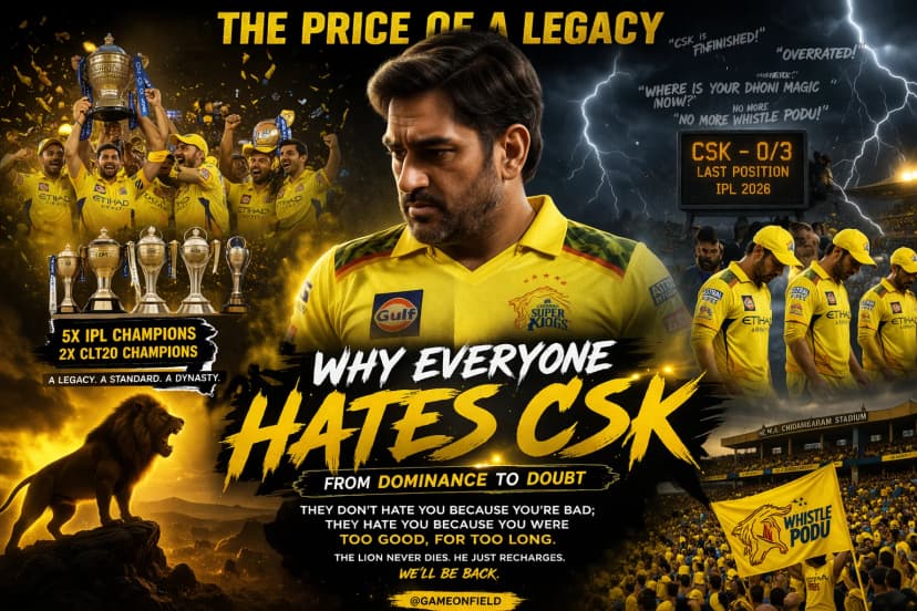 The Price of a Legacy: Why Everyone Loves to Hate the Chennai Super Kings.