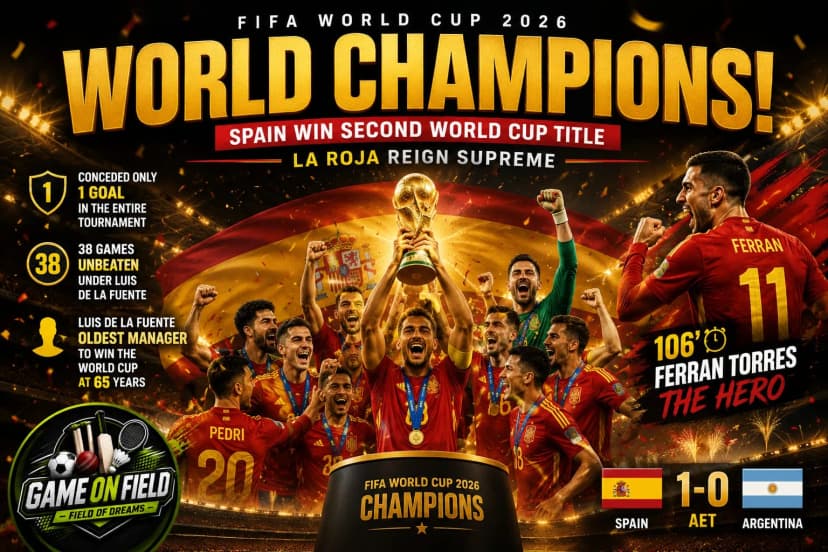 Spain Crowned World Champions Again: Ferran Torres Fires La Roja to Historic Second FIFA World Cup Title